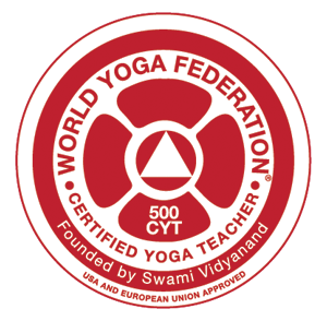 World Yoga Federation Member 500 hours Yoga Teacher certified