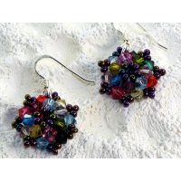 Ohrschmuck Sterne bunt Swarovski