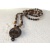 Mala 108 Perlen Kette braun creme