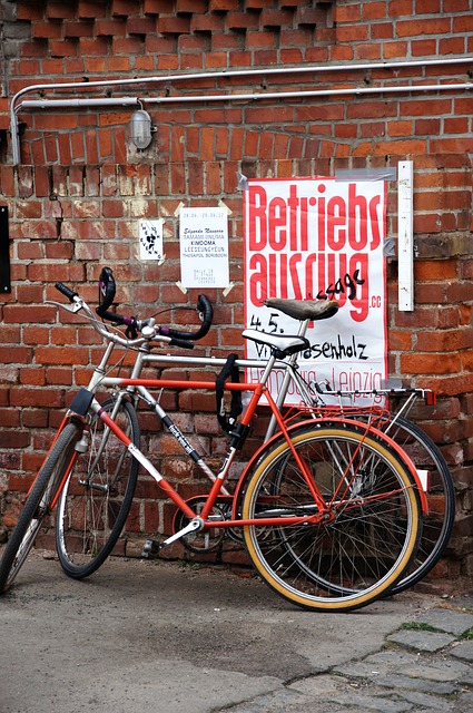 Leipzig mit Fahrrad