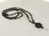 Mala 108 Perlen Kette braun schwarz